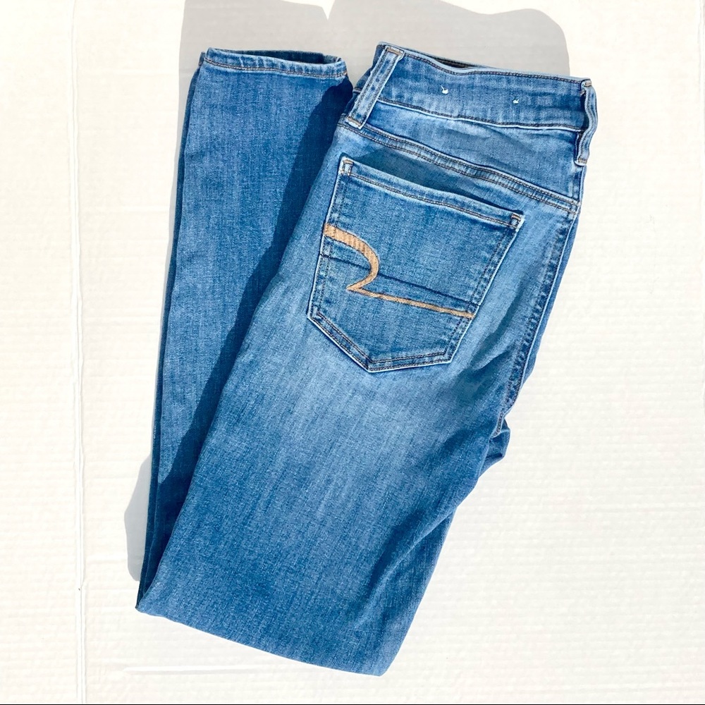 American Eagle Next Level Stretch Jegging 2R Light Wash